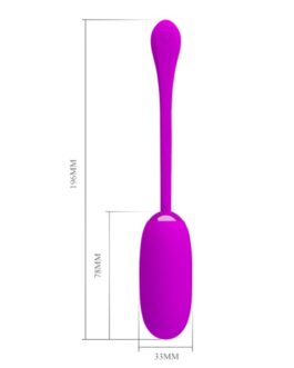 PRETTY LOVE – UOVO VIBRANTE JULIUS IMPERMEABILE-RICARICABILE VIOLA