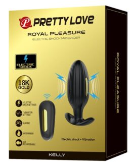 PRETTY LOVE – VIBRATORE ANALE RICARICABILE KELLY PLUG NERO