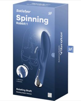 SATISFYER – SPINNING RABBIT 1 ESTIMULACION CLITORIS Y PUNTO G ROJO