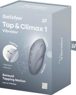 SATISFYER – TAP & CLIMAX 1 VIBRADOR LAY-ON ROJO