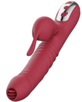 ARMONY – VIBRATORE E SUCCHIATORE CON LINGUA STIMOLANTE BORDEAUX