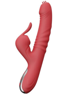 ARMONY – VIBRATORE E SUCCHIATORE CON LINGUA STIMOLANTE BORDEAUX