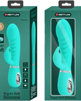 PRETTY LOVE – VIBRATORE MULTIFUNZIONE G-SPOT PRESCOTT VERDE ACQUA