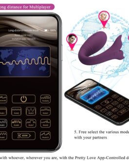 PRETTY LOVE – APP JAYLEEN VIBRATOR TELECOMANDO VIOLA