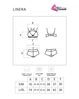 LIVCO CORSETTI FASHION – LINERA FOR THE SENSES COLLECTION SUJETADOR + PANTY NEGRO