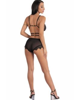 LIVCO CORSETTI FASHION – DREZNA LC 90733 SUJETADOR + PANTY NEGRO