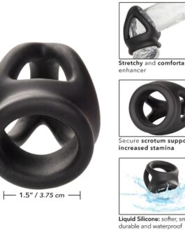 CALEXOTICS – ALPHA ANELLO DUAL CAGE NERO