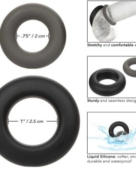 CALEXOTICS – ALPHA SET DI 2 ANELLI PROLONG GRIGIO