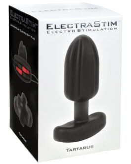 ELECTRASTIM – TARTARUS PLUG ANALE QUADRIPOLARE IN SILICONE NERO