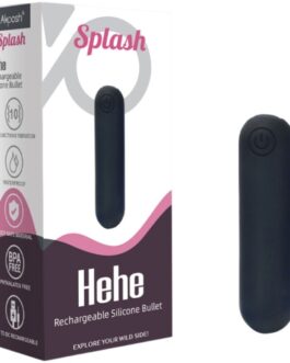 ARMONY -SPLASH HEHE VIBRATORE BULLET IN SILICONE 10 VIBRAZIONI 65 X 15 CM NERO