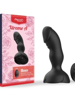ARMONY – EXTREME A BLOOM VIBRATORE ROSE E TELECOMANDO PLUG ANALE NERO