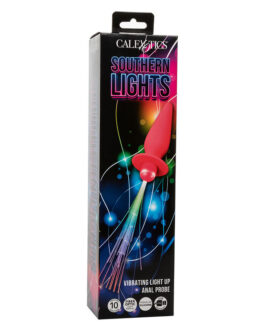 CALEXOTICS – SOUTHERN LIGHTS LIGHT UP PLUG ANALE 10 VIBRAZIONI SILICONE ROSA