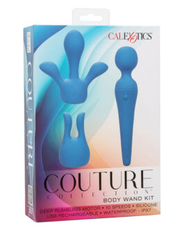 CALEXOTICS – COUTURE KIT VIBRATORE WAND 10 VIBRAZIONI BLU
