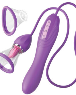 FANTASY FOR HER – TUBO DI ASPIRAZIONE MASSIMO PIACERE CON LINGUA STIMOLANTE VIOLA