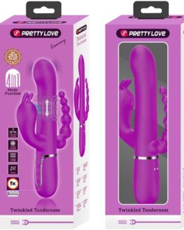 PRETTY LOVE – CAMMY VIBRATORE TRIPLO MULTIFUNZIONE 4 IN 1 ROSA