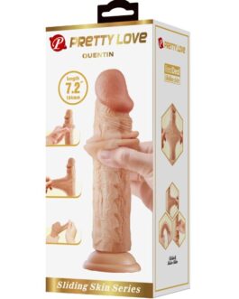 PRETTY LOVE – QUENTIN DILDO REALISTICO 18 CM CARNE