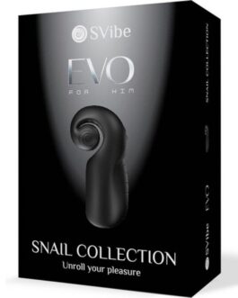 SNAIL VIBE – EVO PER LUI MASTURBATORE MASCHILE SLIDE NROLL NERO
