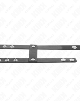 KINK – ANELLO PER PENE REGOLABILE IN PELLE DOPPIA