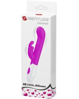 PRETTY LOVE – VIBRATORE CENTAUR CONIGLIO 30 MODALITÀ DI VIBRAZIONE VIOLA