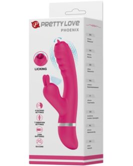 PRETTY LOVE – VIBRATORE MULTIFUNZIONE CONIGLIO PHOENIX ROSA