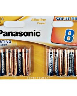 PANASONIC – BATTERIA ALCALINA BRONZO AA LR6 BLISTER*8