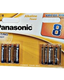 PANASONIC – BATTERIA ALCALINA BRONZO AAA LR03 BLISTER*8