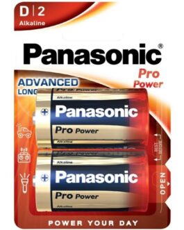 PANASONIC – BATTERIA ALCALINA PRO POWER D LR20 BLISTER*2