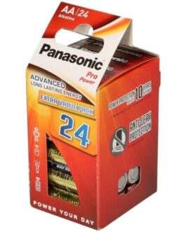 PANASONIC – BATTERIA ALCALINE AA PRO POWER LR6 CONFEZIONE*24