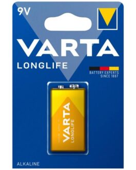 VARTA – BATTERIA ALCALINA LONGLIFE 9V LR61 BLISTER*1