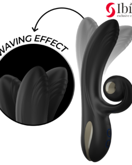 IBIZA – VIBRATORE TWISTER CON STIMOLATORE CURVA E VIBRO-ROTAZIONE