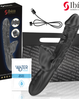 IBIZA – VIBRATORE E STIMOLATORE CLITORIDEO CON EFFETTO MORSO E ROTAZIONE