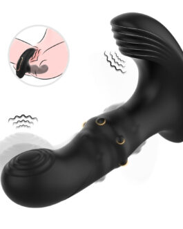 ARMONY – VIBRATORE ANALE PROSTATICO TELECOMANDO NERO