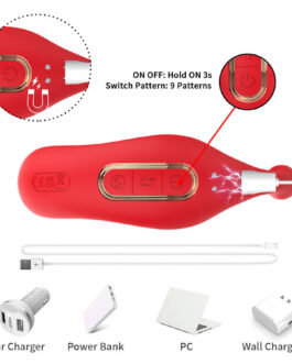 ARMONY – VIBRATORE ANALE PANTY C E STIMOLATORE PUNTO G TELECOMANDO ROSSO