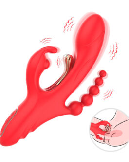 ARMONY – VIBRATORE STIMOLATORE PUNTO G E CLITORIDE ROSSO