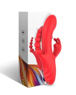 ARMONY – VIBRATORE STIMOLATORE PUNTO G E CLITORIDE ROSSO