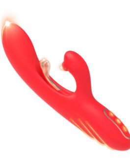 ARMONY – VIBRATORE STIMOLATORE PUNTO G E CLITORIDE CON LINGUA OSCILLANTE ROSSO