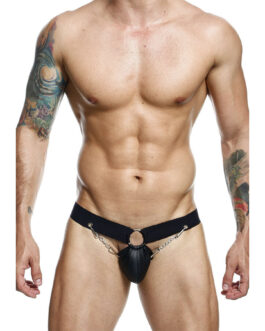 MOB – DNGEON JOCKSTRAP NERO CON CATENA TAGLIA UNICA