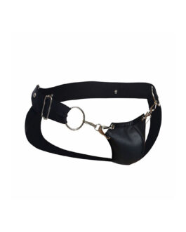 MOB – DNGEON JOCKSTRAP NERO A PRESSIONE TAGLIA UNICA