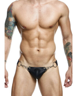 MOB – DNGEON JOCKSTRAP NERO A PRESSIONE TAGLIA UNICA