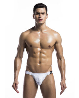 MOB – BAÑADOR FETISH JOCKSTRAP BLANCO TALLA S