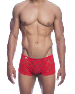 MOB - BOXER ENCAJE ROJO TALLA S/M