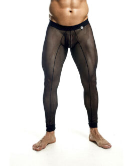 MOB - MEDIAS DE MALLAS TRANSPARENTES NEGRAS TALLA S