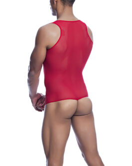 MOB – BODYSHEER TRANSPARTE ROJO TALLA S/M