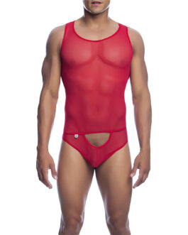 MOB – BODYSHEER TRANSPARTE ROJO TALLA S/M