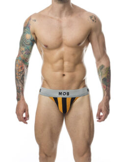 MOB - JOCK CLASICO STRIPE NARANJA TALLA S