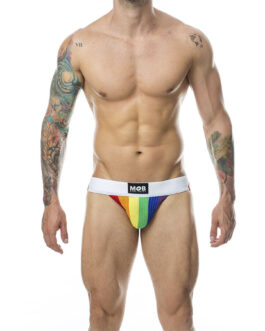 MOB - JOCK CLASICO STRIPE RAINBOW TALLA S