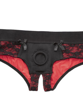 CALEXOTICS – SCANDAL SET DE BRAGUITAS SIN ENTREPIERNAS CON DIDLO TALLA S/M