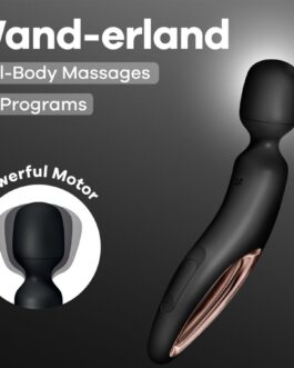 SATISFYER – WAND ERLAND MASSAGGIATORE VIBRANTE NERO