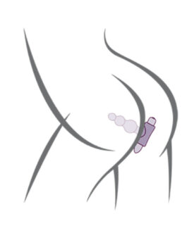 ROCKS-OFF – PETITE SENSATIONS BUBBLES PLUG ANALE VIBRATORE NERO