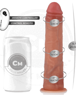 COCK MILLER – DILDO IPERREALISTICO CON VENTOSA E SPINTA CON TELECOMANDO 20,5 CM